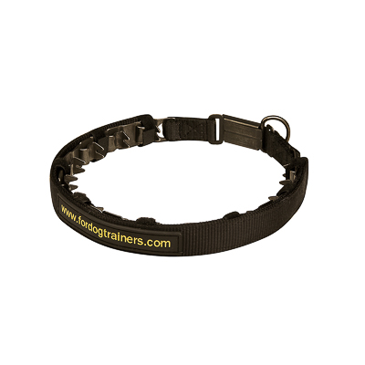 Nylon cover for black stainless steel Neck Tech collar